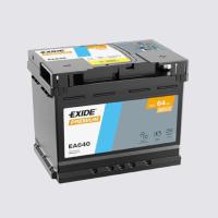 64Ah R+ Exide Premium 12V 640 А, корпус: L2, крепление: B13, клеммы: конуc