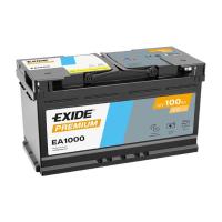 100Ah R+ Exide Premium 12V 900 А, корпус: L5, крепление: B13, клеммы: конуc
